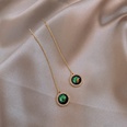 fashion long tassel earrings simple colorful gemstone alloy earringspicture11